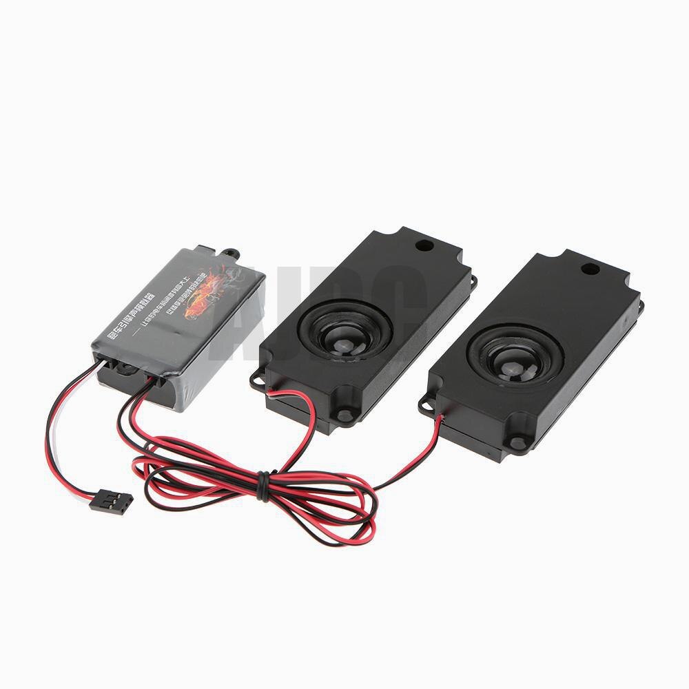 RC Car Parts Speakers 2 Generation Motor Sound Simulator Group 10 Effect Accelerator Linkage Engine Sound Group 1/10 Crawler