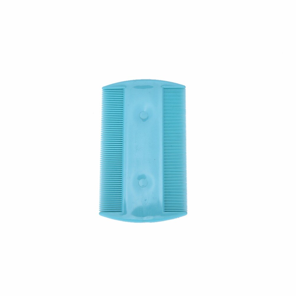 Plastic Random Color Portable Double Sided Nit Fine Tooth Head Lice Hair Combs For Pet Flea