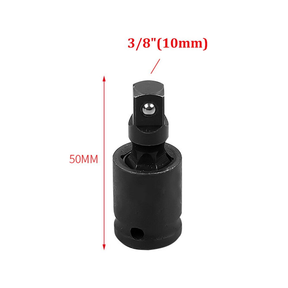 1/2", 3/8", 1/4" Swivel Knuckle Joint Air Impact Wobble Socket Adapter Hand Tool