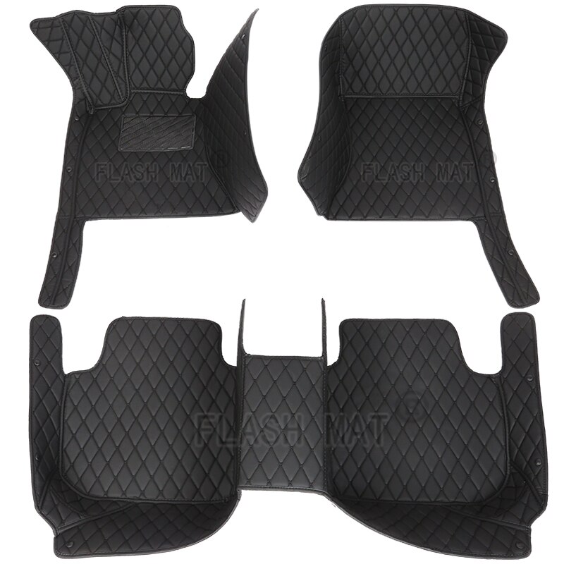 Flash mat leather car floor mats For Lifan All Models x60 x50 320 330 520 620 630 720 Car-Styling: All black