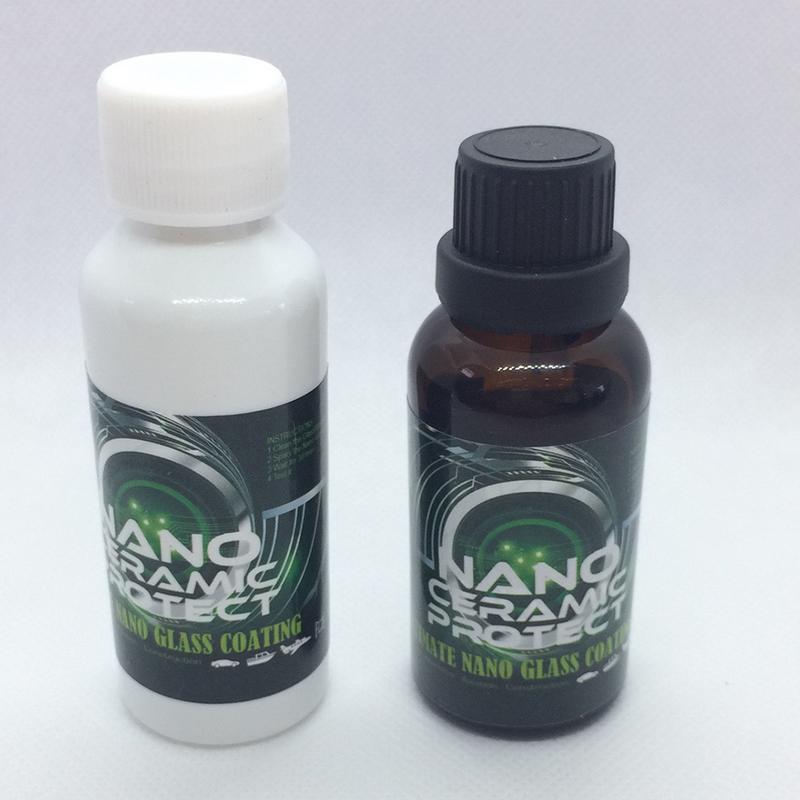 30ml Anti-Scratch Car Paint Crystal Plating Wax Super Hydrophobic Glass Spray Coating 50ml Auto Glass Coating Set