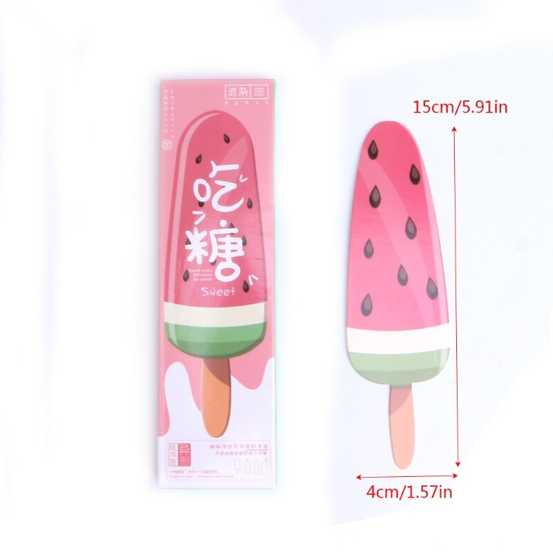 30pcs Cute Candy Bookmarks Paper Clip Office School Supply Stationery Funny M17F