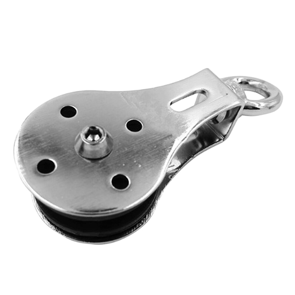 Einzelnen Rad schwenken Flaschenzug Fitness Aufzug Kabel System DIY Seil Rolle