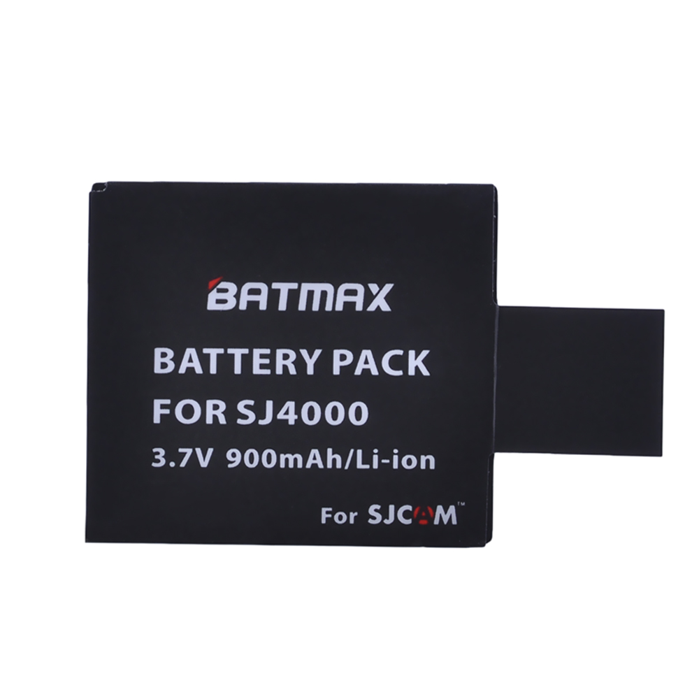 4Pcs SJ4000 PG1050 Battery Bateria + LED 3Slots USB Charger for SJCAM SJ4000 SJ5000 EKEN M10 4K H8 H9 GIT-LB101 GIT PG900