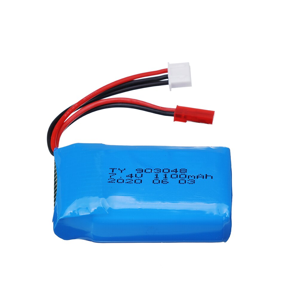 7.4 V baterii na Wltoys A949 A959 A969 A979 K929 1/18 Rc samochodów bateria Lipo 2S 7.4 V 1100 mah 25C 903048 dla Wltoys części do samochodów zdalnie sterowanych