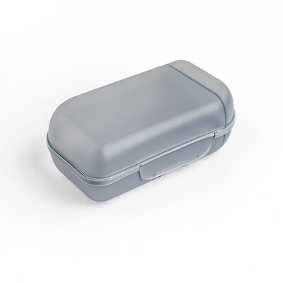 Plastic Travel Hygiene Storage Box Small Portable Storage Box with Buckle for Easy Cleaning Leak Proof Soap Holder: style4