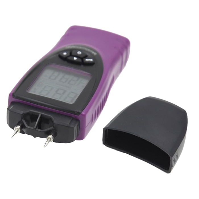 mini Professionale Handheld digitale Misuratore di Umidità tester di Umidità per Legno Materiali da Costruzione in Calcestruzzo Massetto, LCD A Parete Schermo