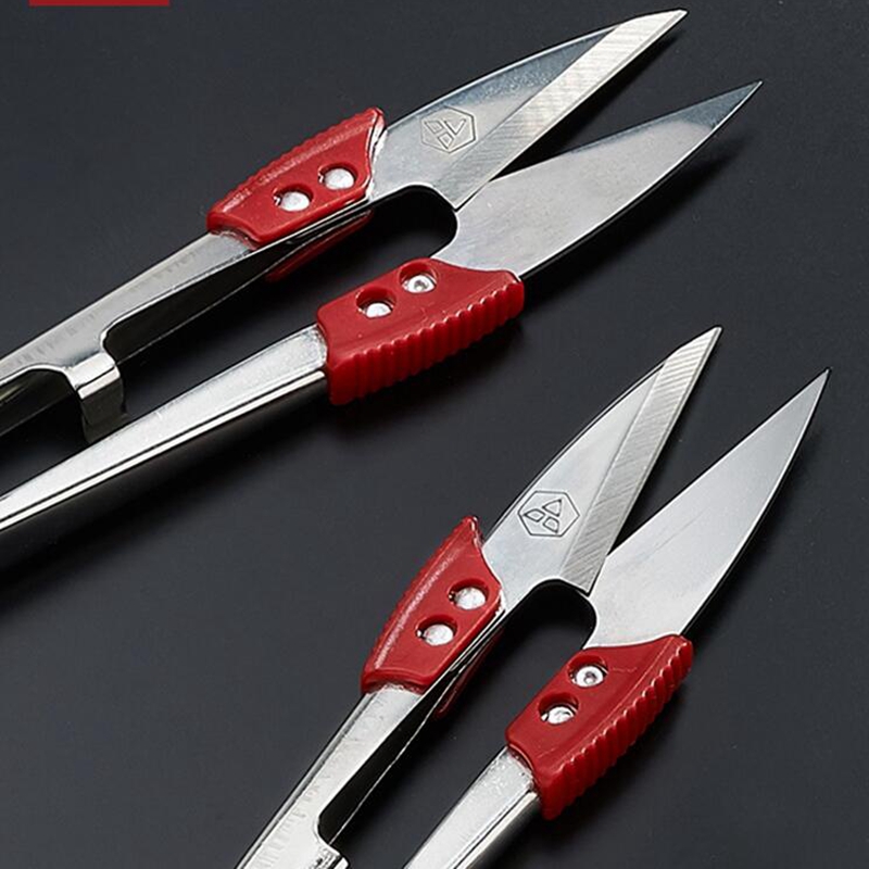 Stainless Steel Yarn Shears Cutting Sewing Scissors Shears Cross Stitch Scissors Embroidery Scissor U Thread Scissors for Fabric