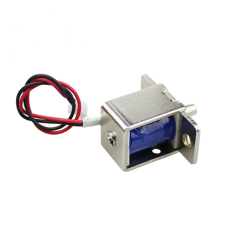 Small DC12V DC Electromagnet Showcase Door Electromagnetic Lock Mini Electronic Lock Embedded Electronic Control Bolt Lock