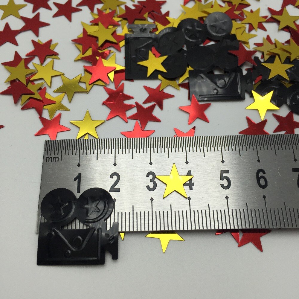 Hollywood Confetti Movie Camera Star Party Tableware Decorations Awards Night Stars Confetti Movie Red Carpet VIP Party Decor
