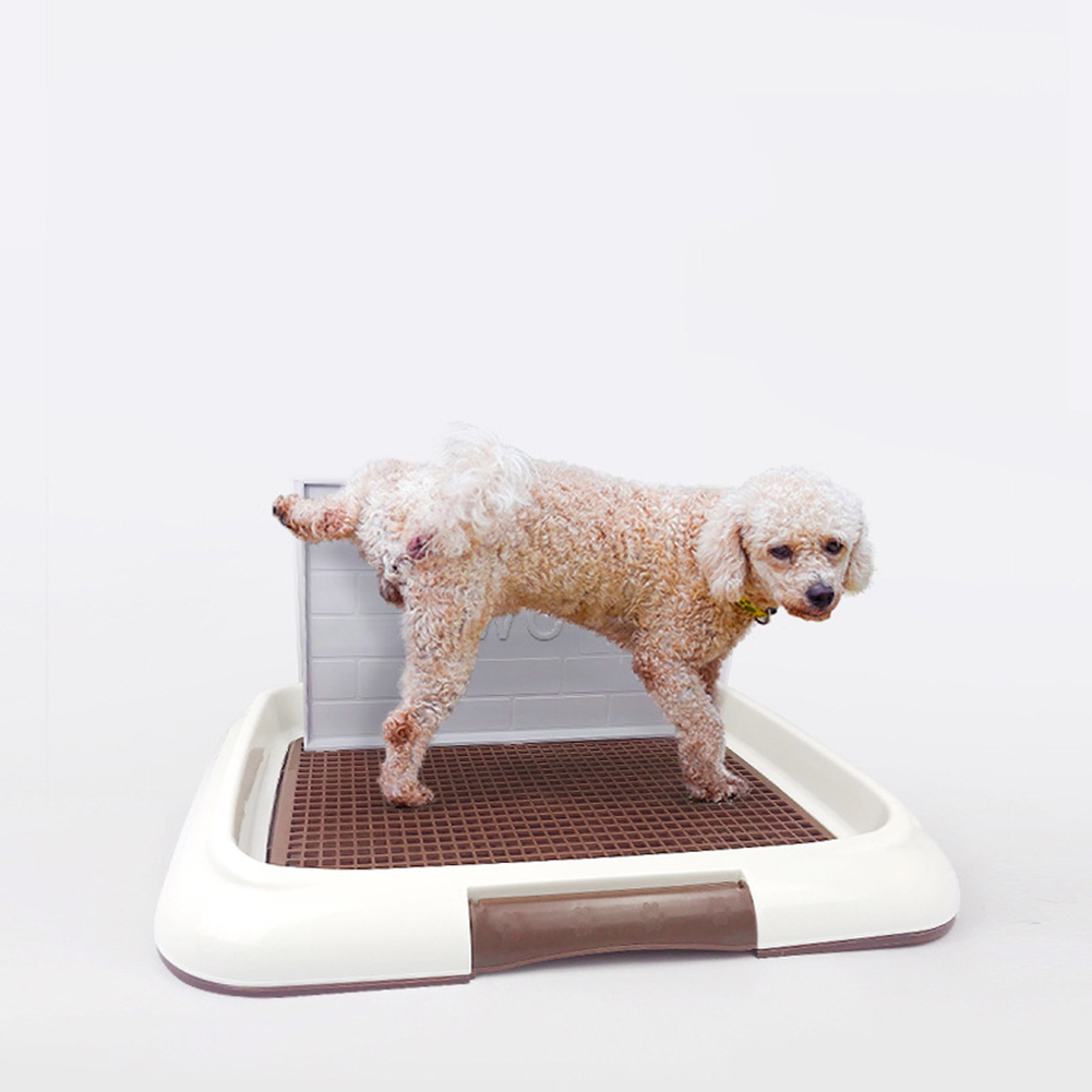 Pet Litter Box Column Mesh Indoor Dog Toilet Training Tray Cleaning Accessories