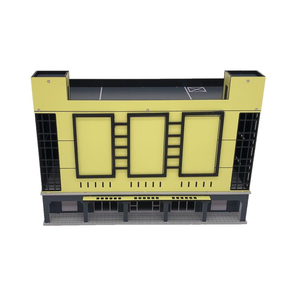 Outland Models Z Scale Corner Store / Shopping Mall With Parking Lot & Cars - Train Layout Building
