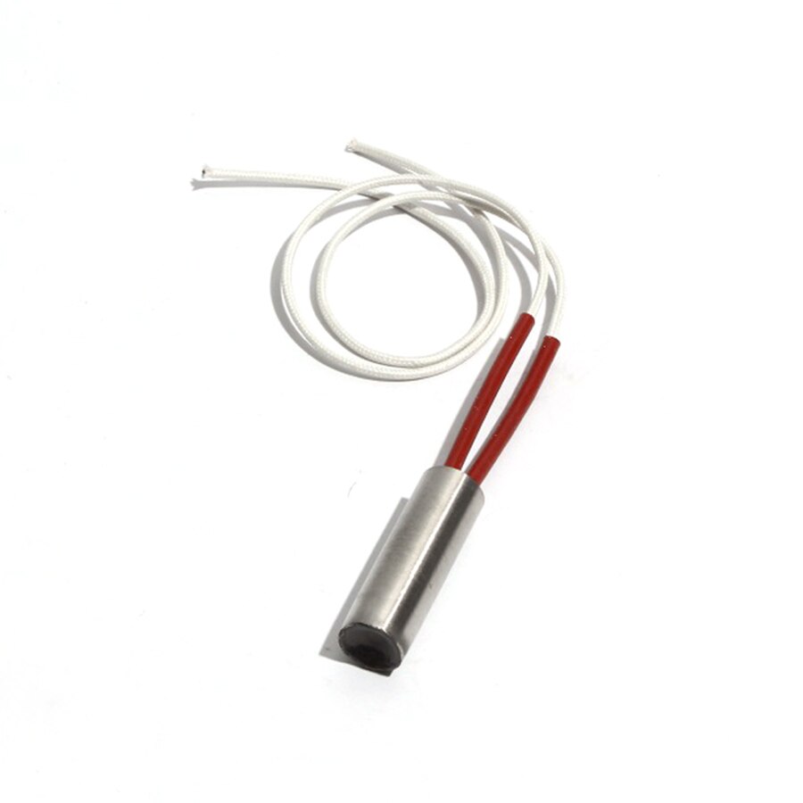 Tube chauffant électrique cylindrique 304SUS, 5 pièces, 20mm de diamètre, 50 ~ 60mm de longueur, double radiateur tubulaire à une tête, 310/320/340/360/370W
