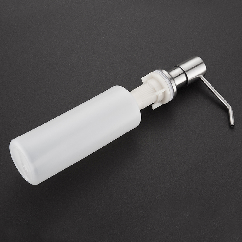 Sus304 stainless steel sink soap dispenser kitchen detergent bottle sink accessories presser