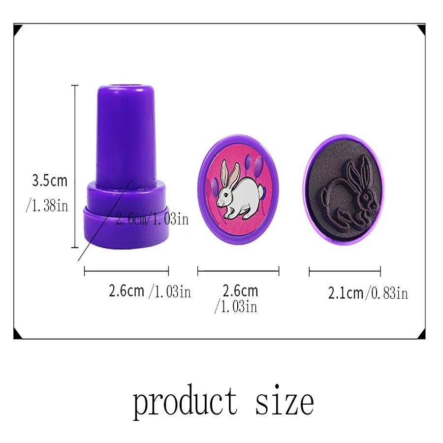 10 Uds. De sellos surtidos para niños, sellos de autotinta, sellos de juguete para niños, sello de cara sonriente, álbum de recortes, pintura DIY, decoración de álbum de fotos