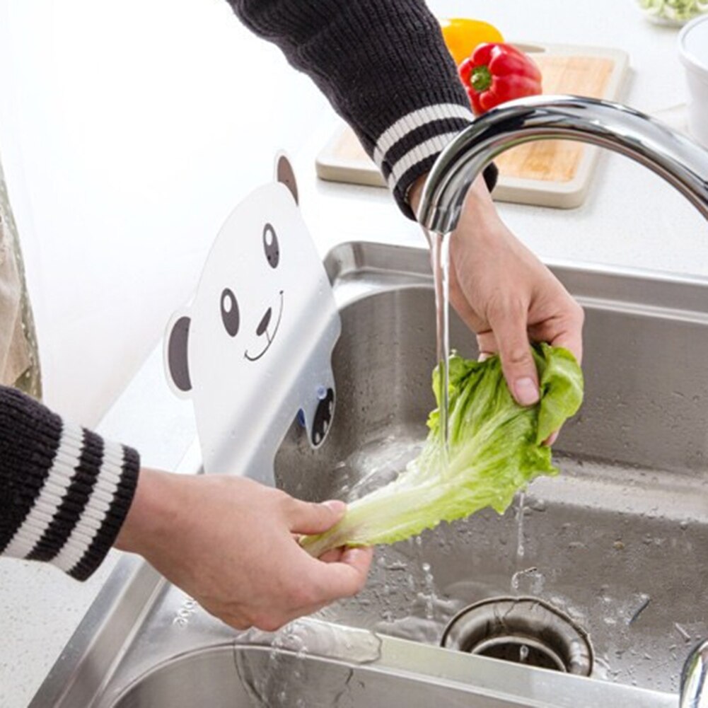 Panda Beer Sucker Water Splash Guard Baffle Wastafel Sink Boord Keuken Tool