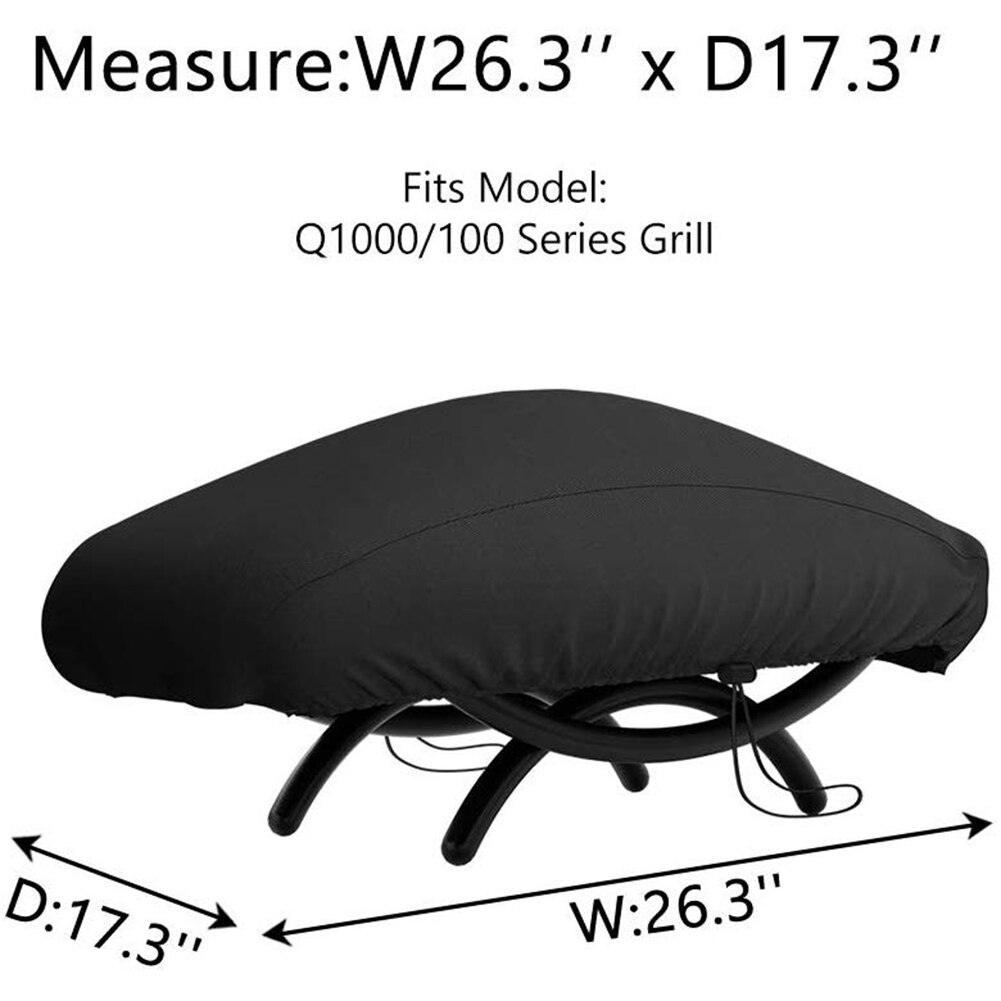 Grillin suoja pölytiivis kansi vedenpitävä kidusten suoja ulkona puutarha piha weber 7110 q-1000 sarjan grillille