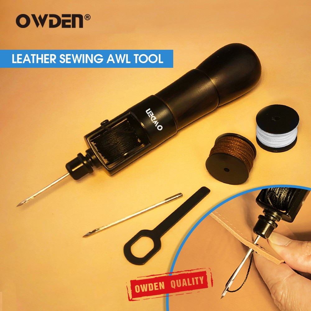 OWDEN Leder Handwerk Schnelle Nähmaschine leder werkzeug leder näHenne werkzeug leder arbeits werkzeug Werkzeug Hand näHenne