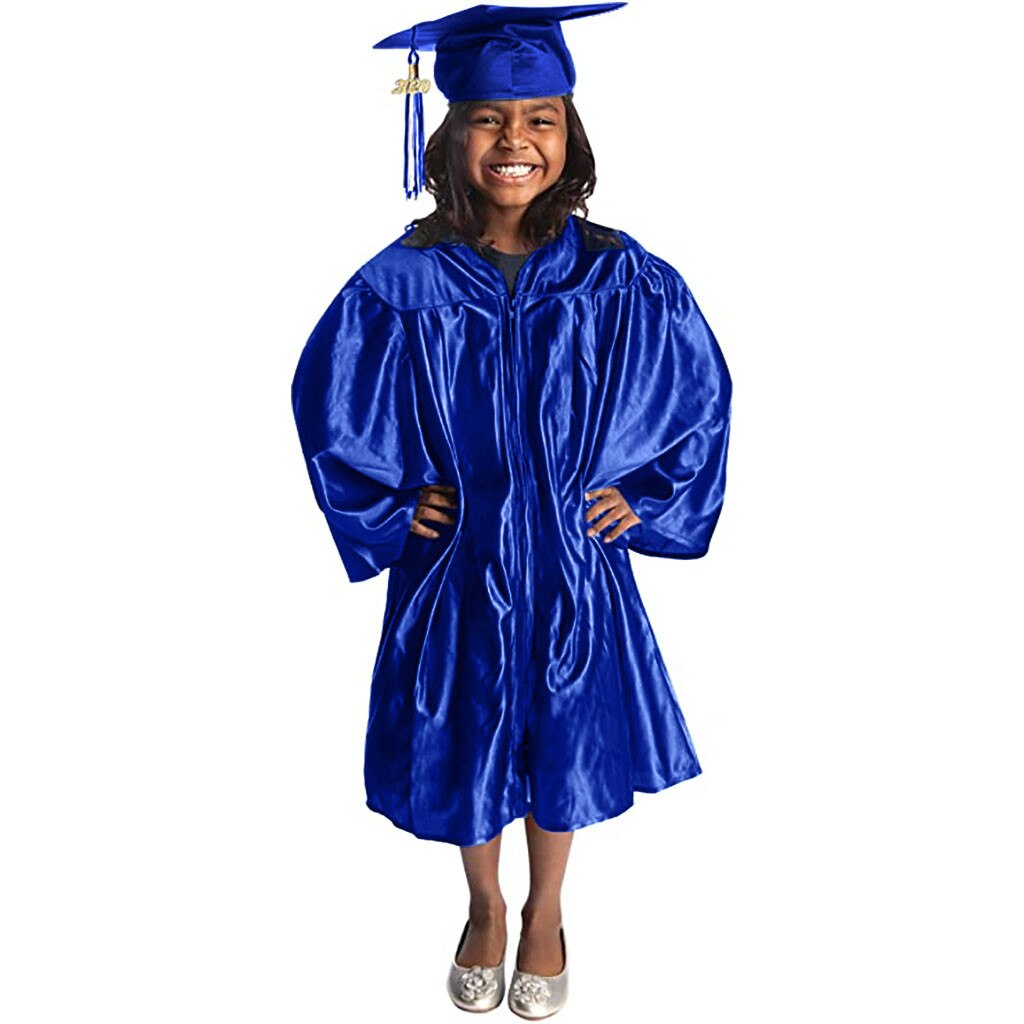 Afstudeerjurk en -pet voor kinderen, afstudeerjurk voor kleuters, kleuterschool, school, afstudeerjurk met kwastjesset