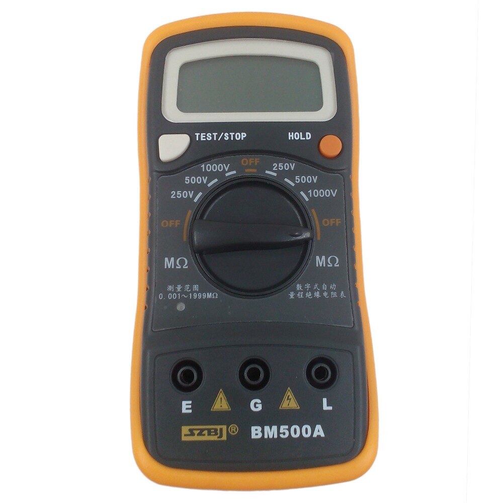 Bm500a digital isolationsresistansmätare 1000v 1999m resistansmätare mätare megohmmeter megger multimeter