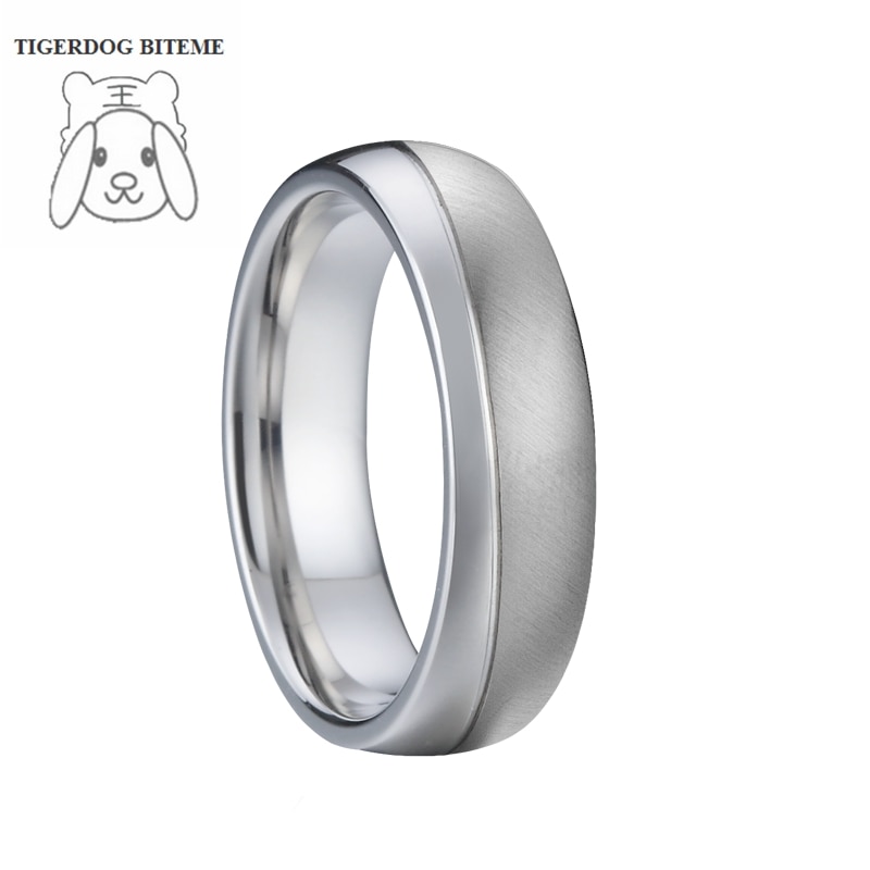Anéis de dedo de jóias de tamanho grande para as mulheres sem pedras anel de aço titanium feito sob encomenda da cor de prata para o casamento dos homens
