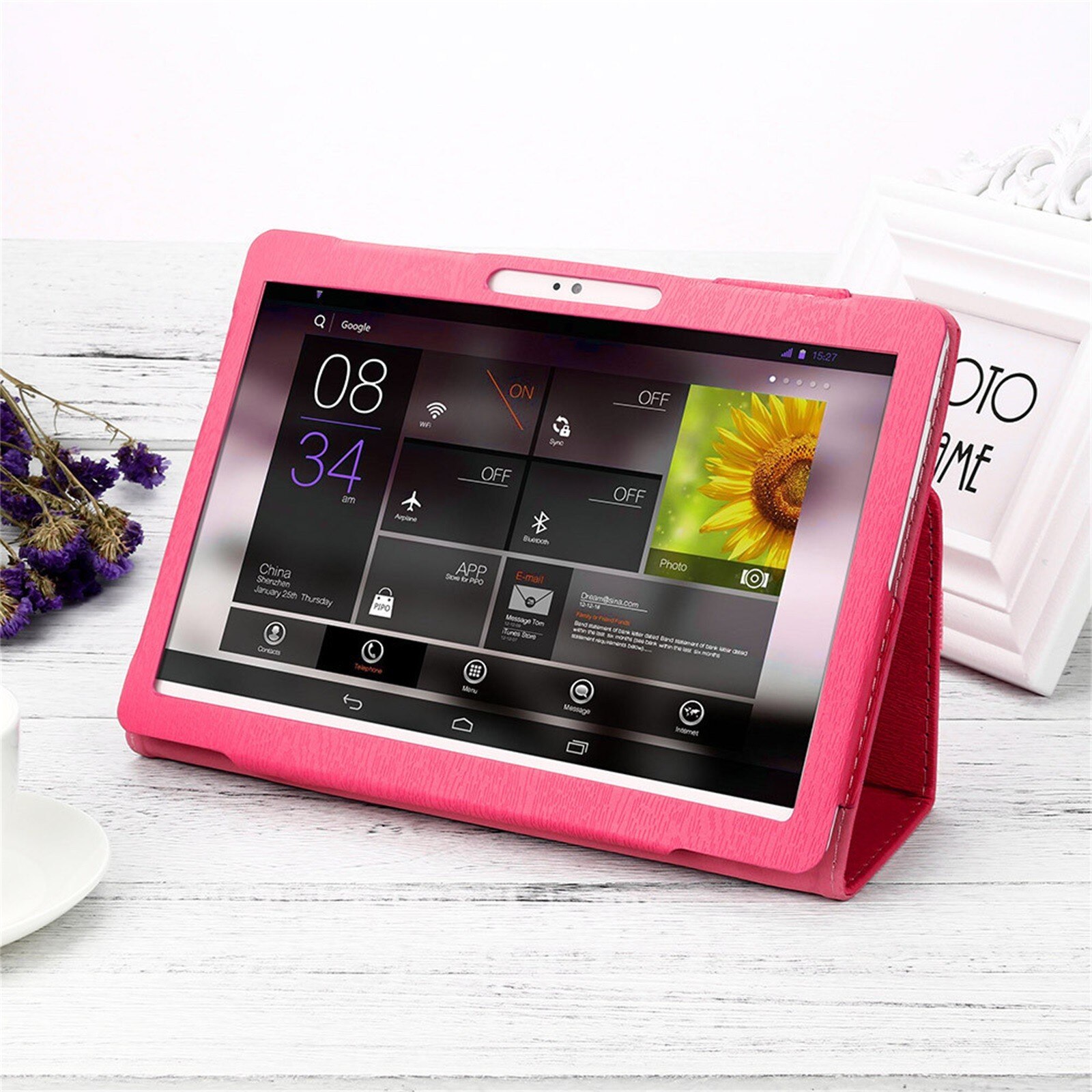 Custodia protettiva in pelle universale per tablet Android da 10 10.1 pollici custodia protettiva resistente per tavolo di Design di moda per PC