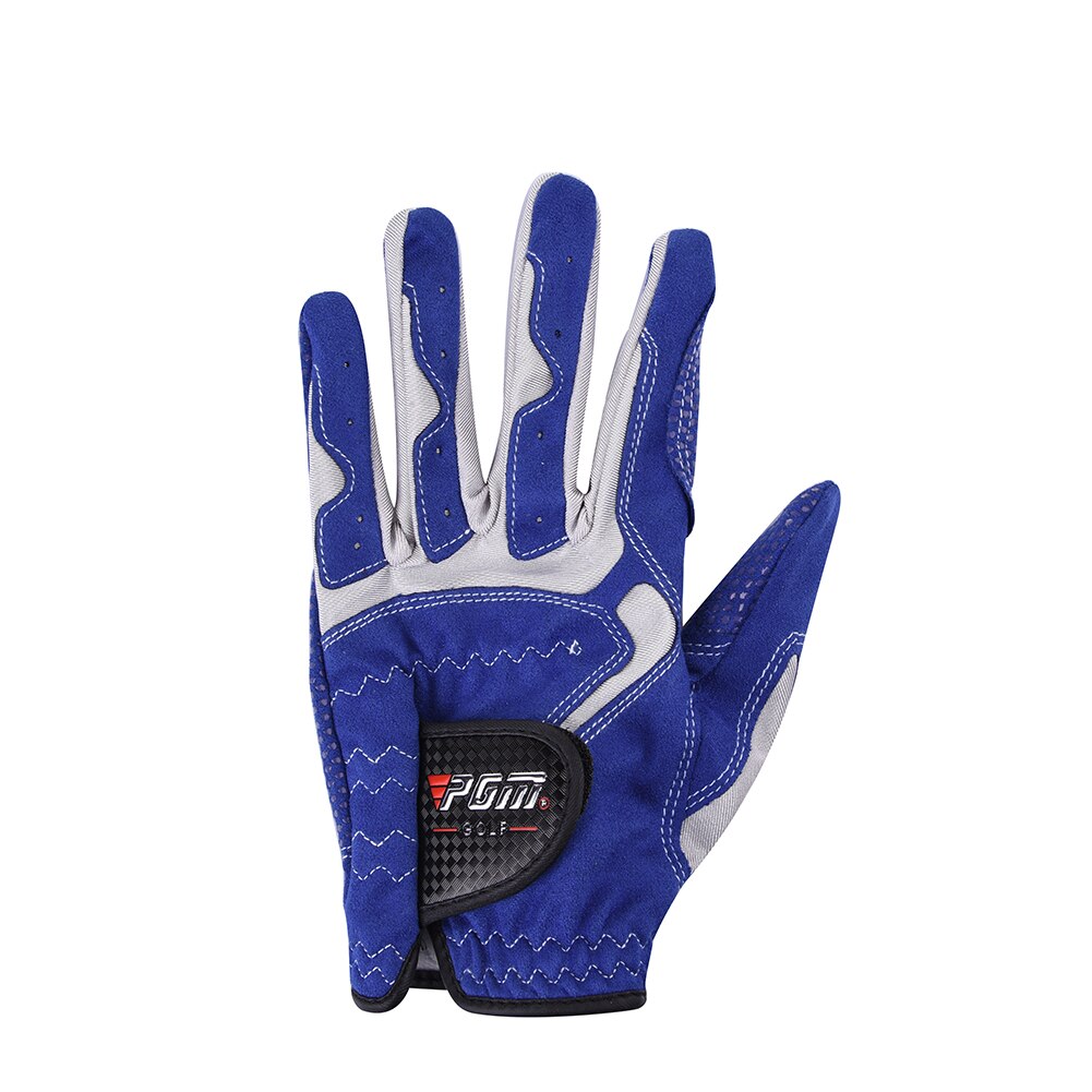 Gants de Golf homme Gant Microfibre Doux Blanc Bleu Main Gauche Anti-dérapage Antidérapant Particules Respirant Gant De Golf Directe: Blue C 25