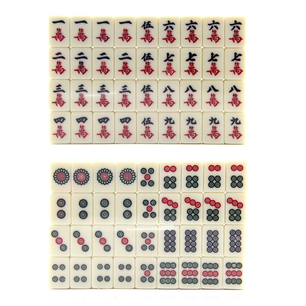 Chinese Mini Mahjong (Mahjongg Mah Jongg Mahjongklassieker Majiang) Reizen Game Set