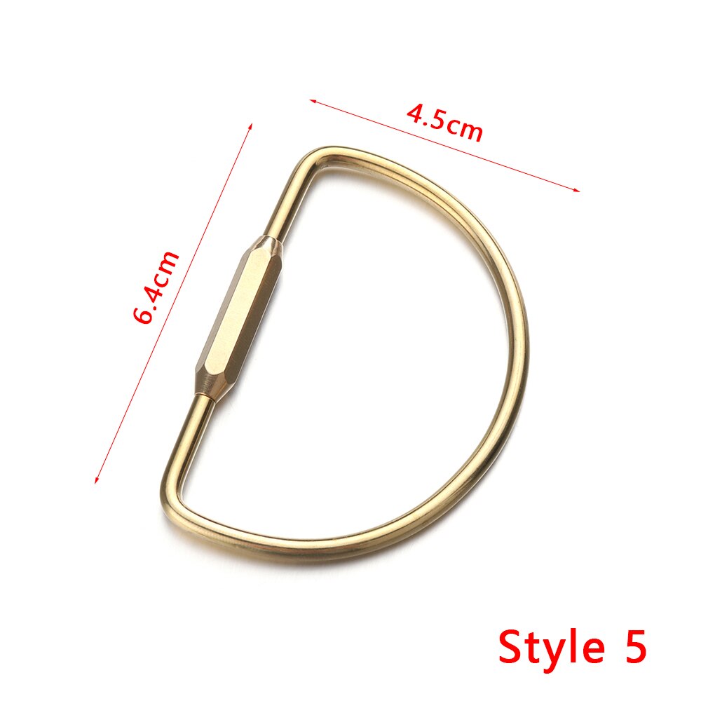 Portátil llavero latón portátil único herramientas de manualidades diy silbato gobernante colgante de llavero de la joyería llaveros Accesorios: 5