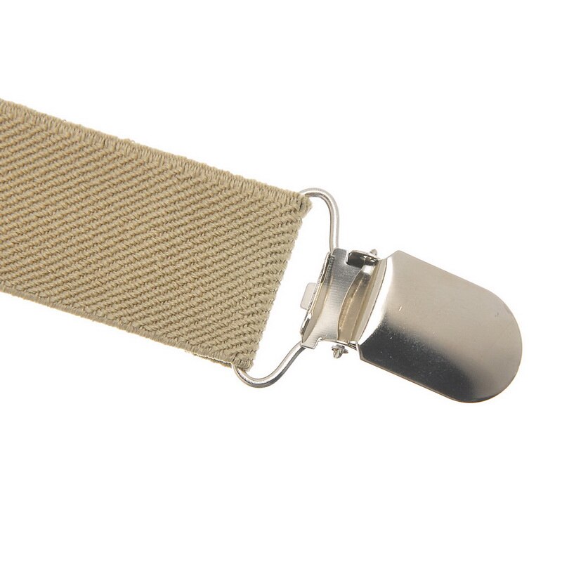 Justerbare elastiske seler til voksne unisex kvinder mænd y form elastiske clip-on seler 3 klips bukser seler