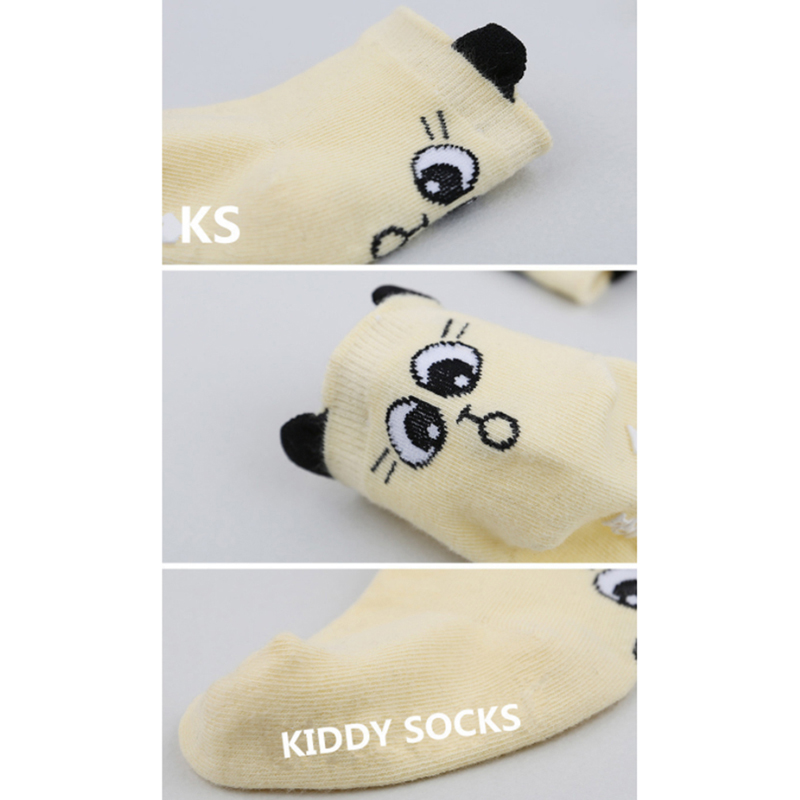 Cartoon Cute Animal Kid Clothing Accessories Cotton Anti Slip Toddler Socks For Boy Girl 0-2 Years Baby Socks