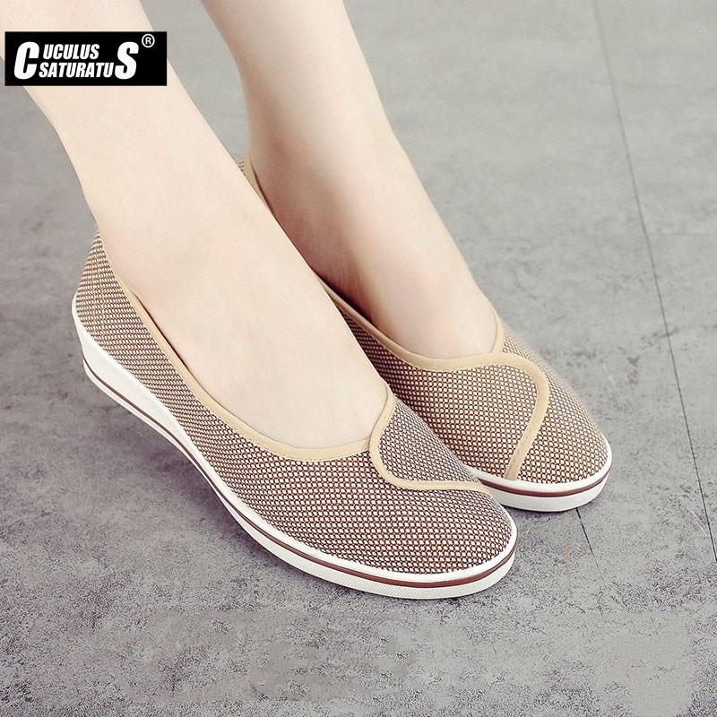 Cuculus 2022 Female Canvas Shoes Women loafer Sneakers Walking Shoes Breathable Casual Ladies Flats Footwear 804