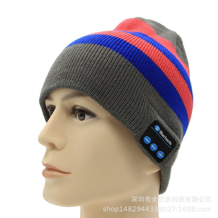 ZK20 Winter Warm Bluetooth 5.0 Cap Wireless Bluetooth Headphones Sport Music Hat Smart Headset Stereo Running Earphone: I