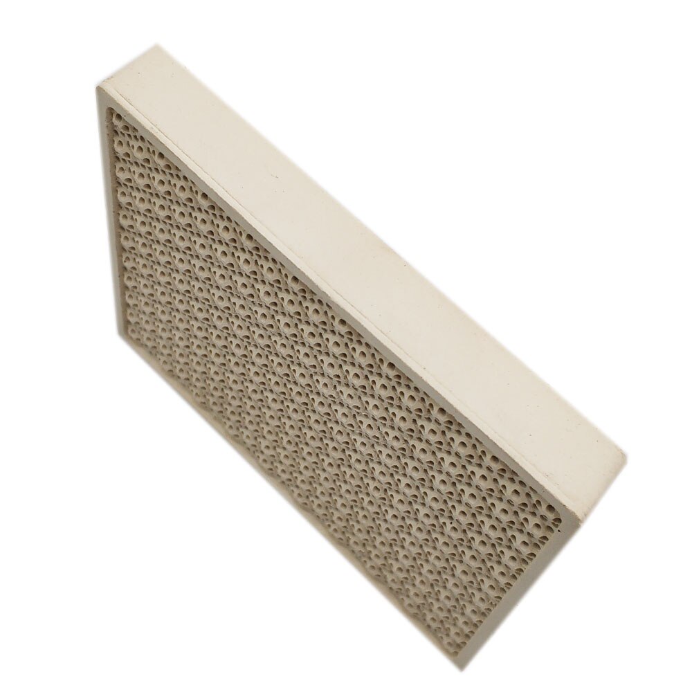 Terre étoile cordiérite brûleur en céramique haute température plaque gaz Grill pièces de rechange poêle chauffage peigne 132*92*14mm