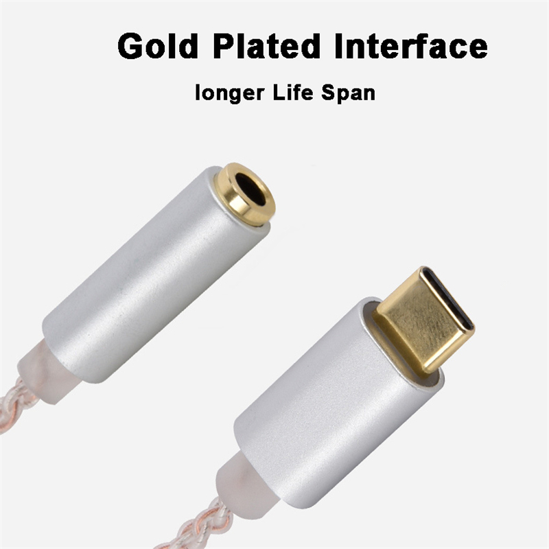 Hi Res Dac Oortelefoon Versterker Usb Type C Naar 3.5Mm Jack Headset Audio Adapter 32bit 384Khz Digitale Decoder aux Hifi Converter