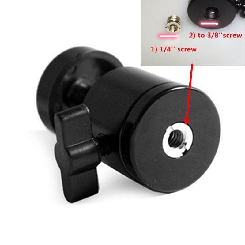 Metall Q29 Mini Ball Kopf/Kugelkopf 1/4 "montieren für Kamera Stativ für SB800 SB900 580EX II vidicon Blitz maximale Belastung 2,5 kg