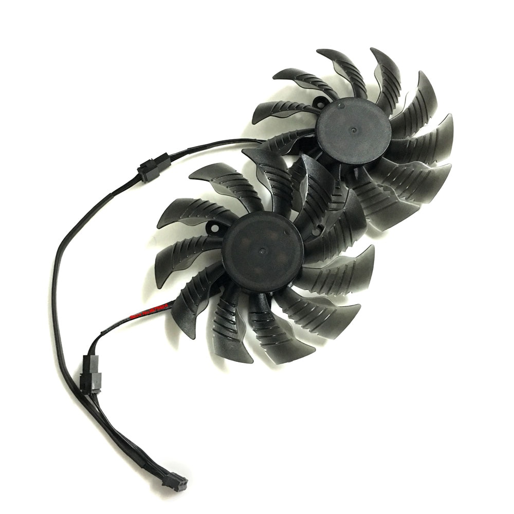 2pcs/set R9 380 GPU Cooler Graphics Card Fans For REDEON GIGABYTE GV-R938G1 GV-R938WF2-4GD GV-R938XG1 GAMING-4GD Card Cooling