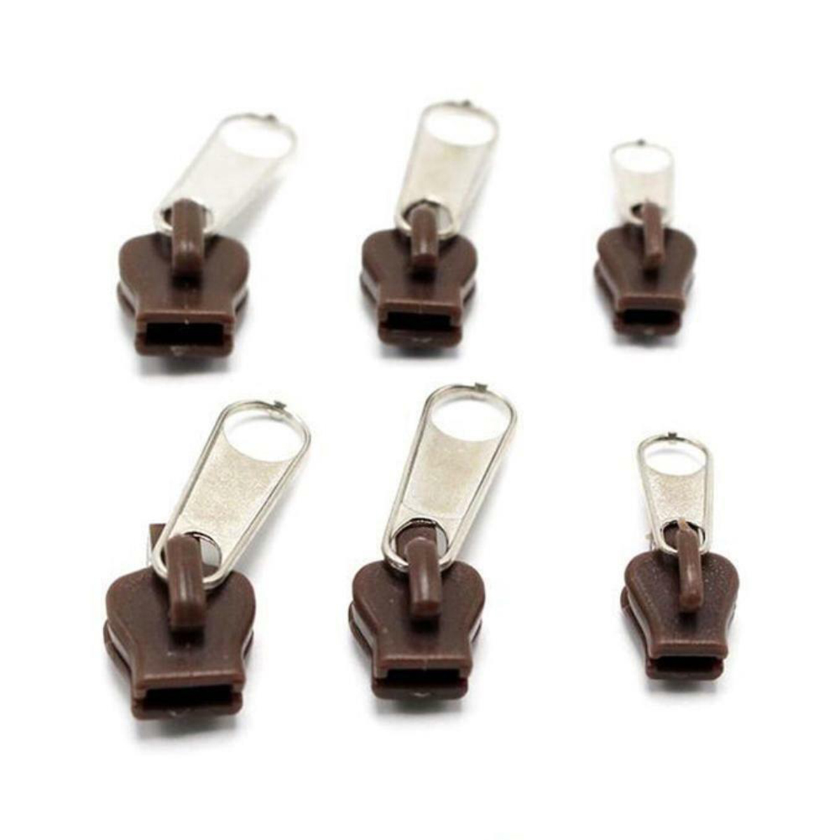 Popularny 6 sztuk/zestaw zamek błyskawiczny suwak ratować natychmiastowy zestaw naprawczy S/M/L rozmiary zamek błyskawiczny zamknięcie wymiana robić szycia domowego