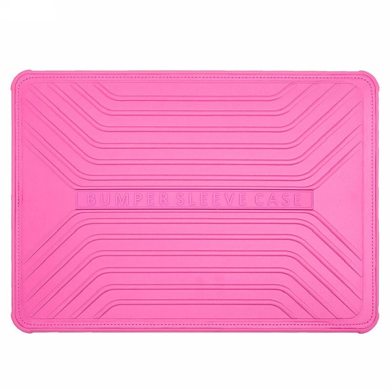 Wiwu laptop kofanger til macbook air pro 13 15 magnetisk ultra slim etui 11.6 12 13.3 14 15.4 notebook sleeve taske til ipad tablet: Lyserød / 15.4- tommer