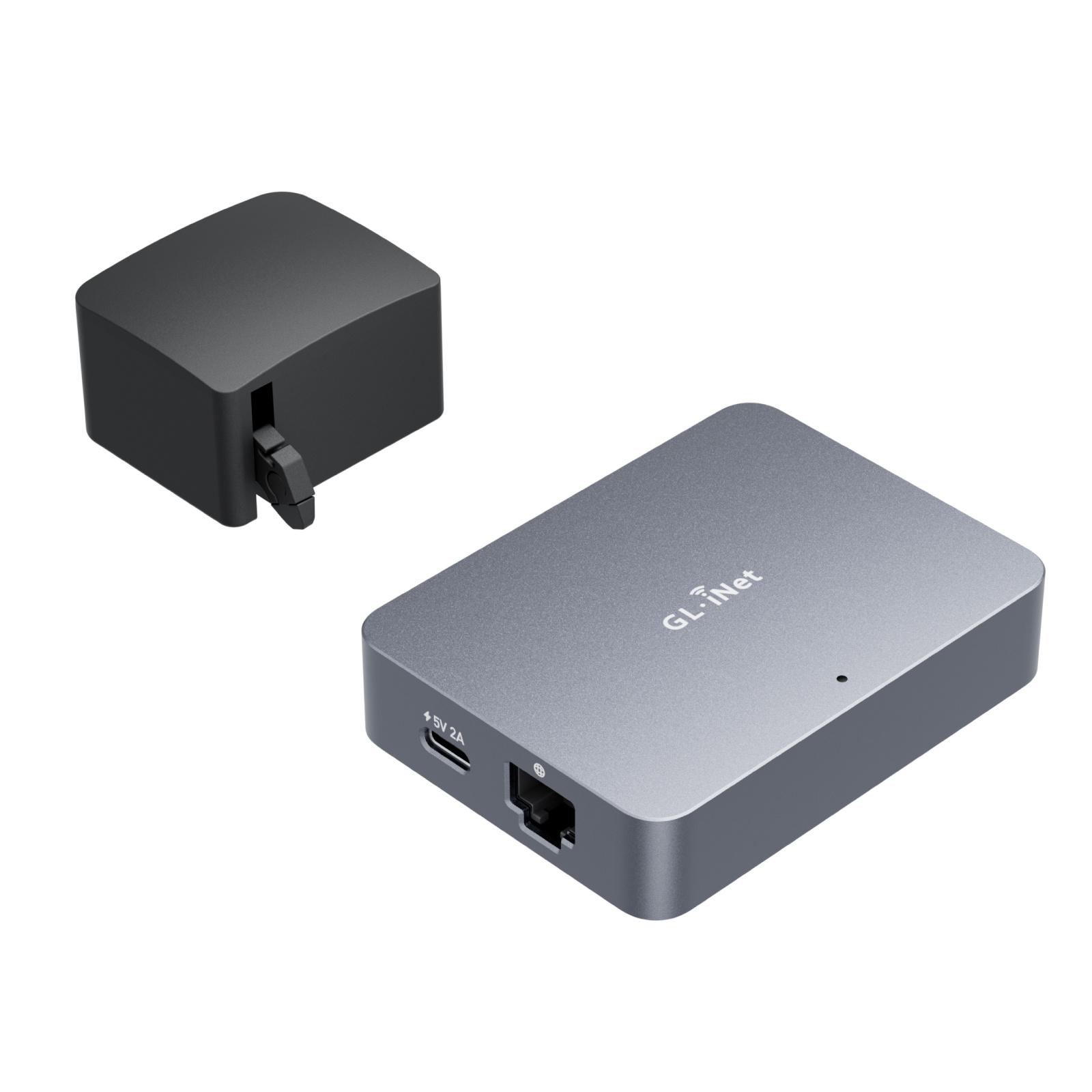 Controle remoto de energia para PC Fingerbot Comet (GL-RM1) compatível com sistemas KVM adaptados de configuração simples