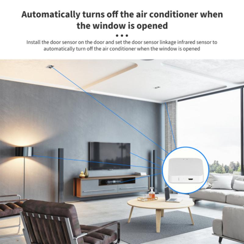 Tuya Zigbee Bridge 3.0 Smart Home Gateway Hub Remote Control Zigbee Devices Via Smart Life APP Works with Alexa Google Home