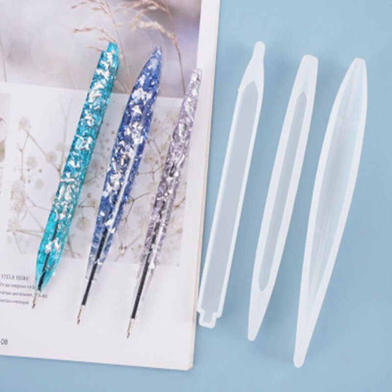 Resin pen mold expoxy pen refills silicium forme til resin art pen holder mold epoxy diy crafts resin casting forme
