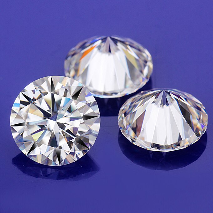 Starszuan Losse Moissanite 6.5 Mm Def Ronde Briljant Geslepen Vvs Moissanite Bead 1ct Losse Edelsteen Voor Sieraden Maken