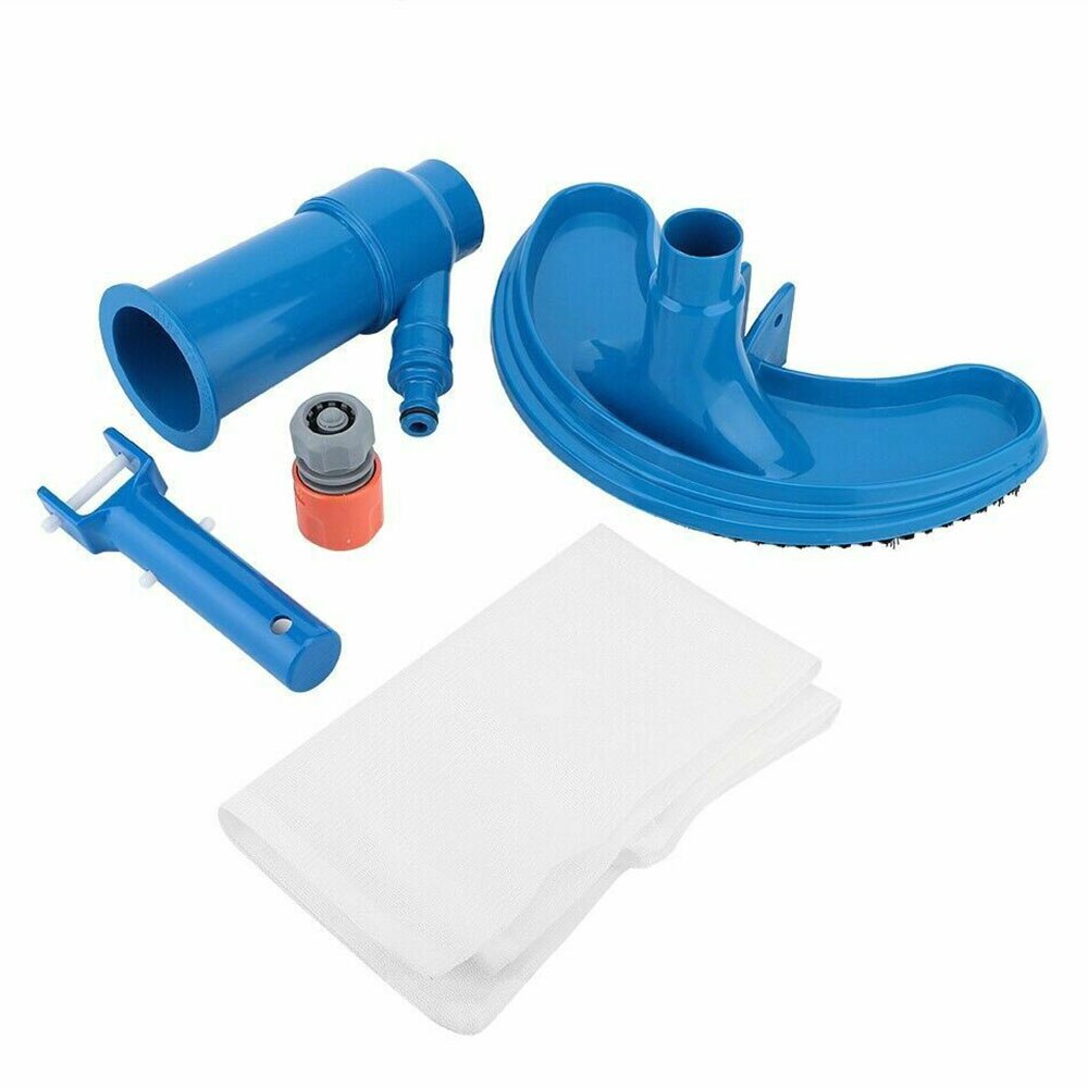 5 in 1 Pool Vacuum Cleaner Cleaning Tool Head Suction Source Tub Vacuum Brush Fishpond Vacuum Brush Set