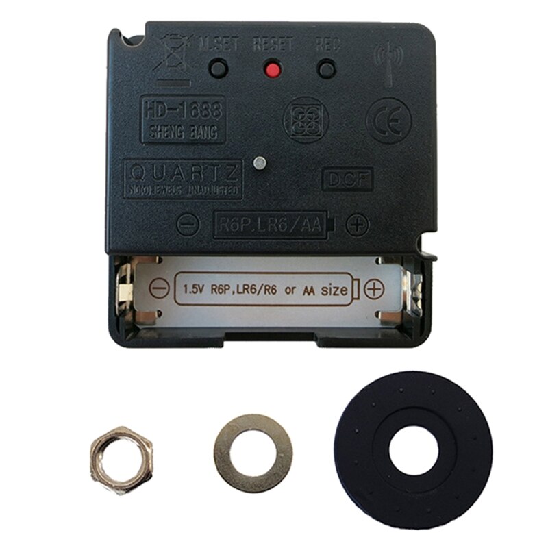 German Time Zone DCF Radio Control Silent Wall Clock Quartz Movement Mechanism