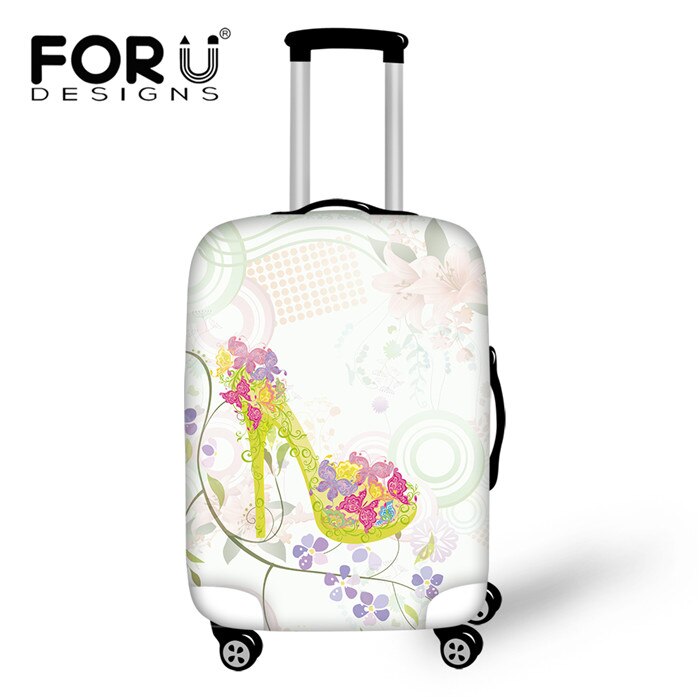 FORUDESIGNS Dust-proof Elastic Covers Pattern Anti-dust Rain Case On Suitcase Protect Bag Fits For 18-30 Inch Trunk Case: CC90053 / S