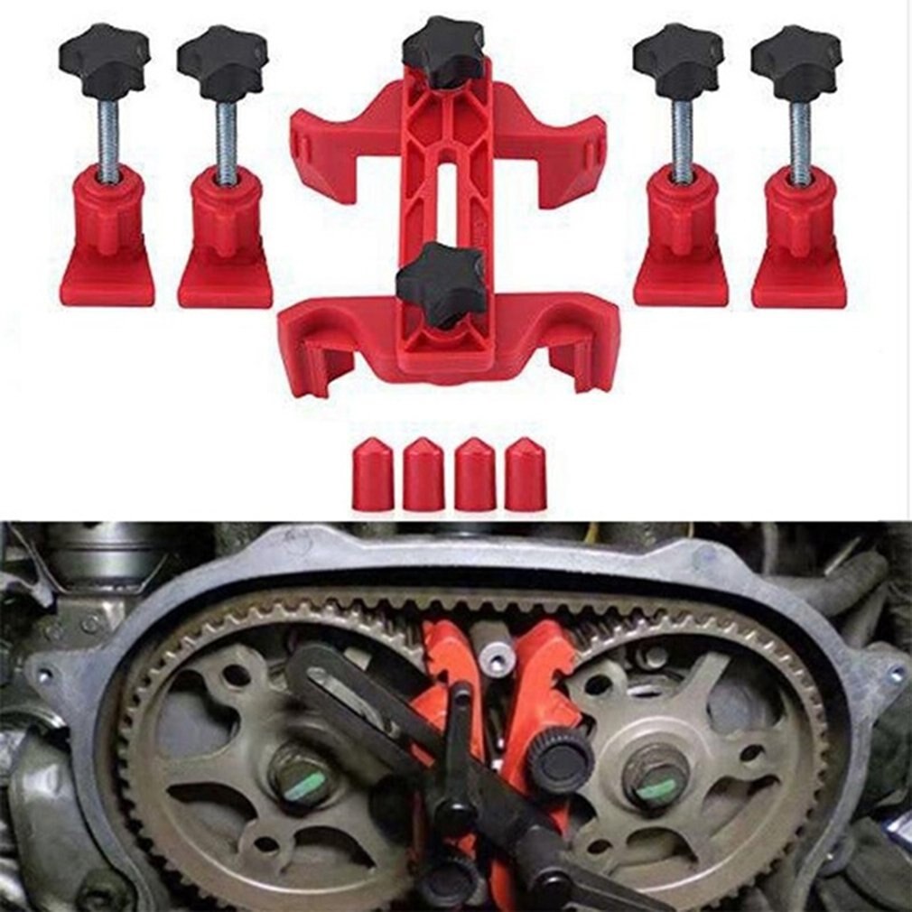 Cam Timing Locking Tool Set Universal 5Pcs Cam Camshaft Lock Holder Car Engine Cam Timing Locking Tool Set