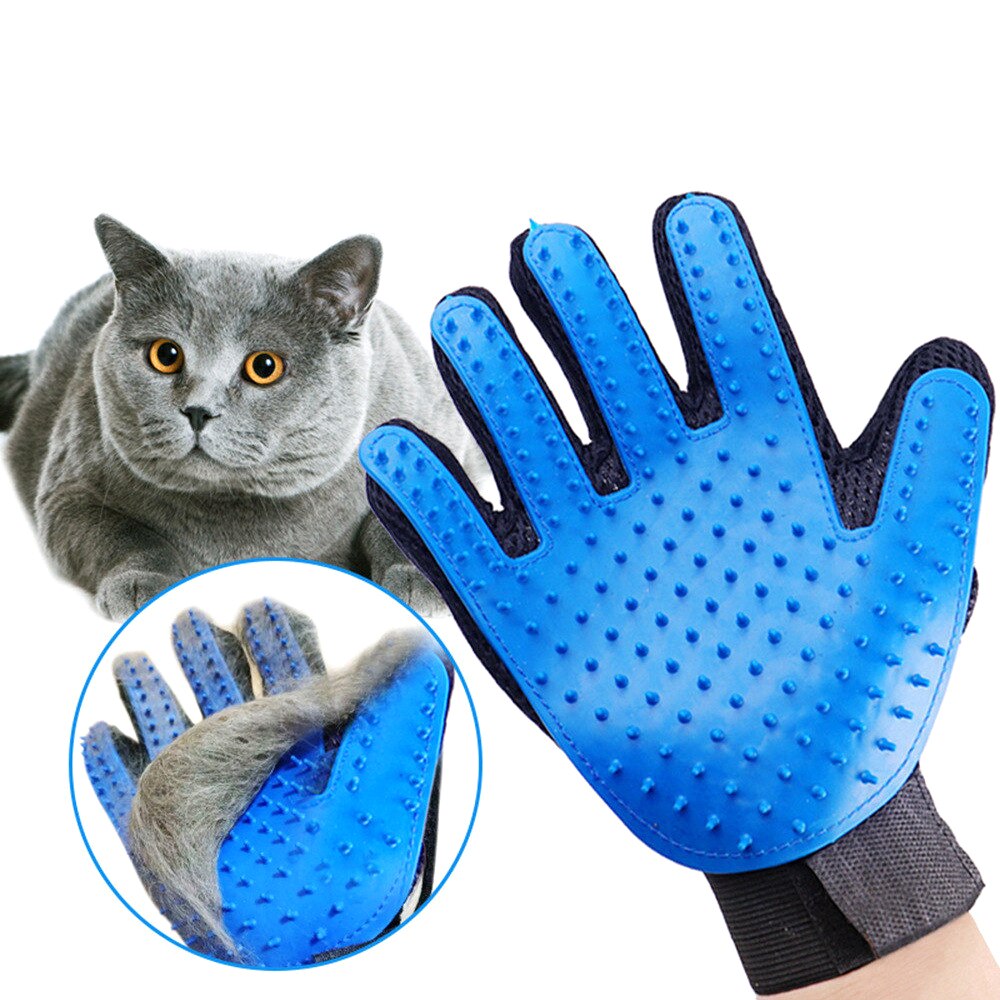 Pet Grooming Handschoen Voor Katten Borstel Kam Hackle Huisdier Deshedding Borstel Handschoen Voor Dier Hond Huisdier Haar Handschoenen Voor Kat hond Grooming