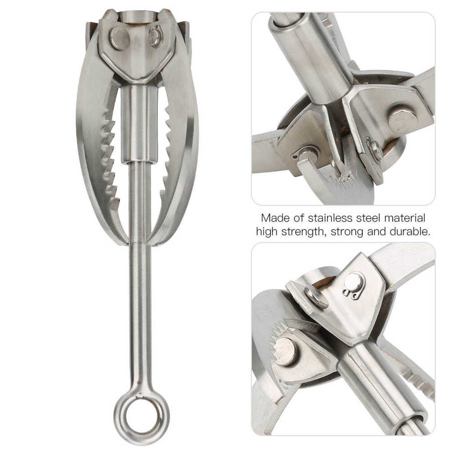 4 Claws Stainless Steel Grappling Hook Climbing Survival Foldable Climbing Hook Grappling Hook Climbing Claw Carabiner Tools