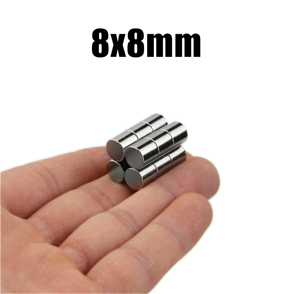 8mm Powerful Round Magnet For Refrigerator,Office,DIY